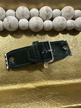 Louis Vuitton Vernis Leather Watch Strap Band - Size 2 small adapters